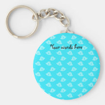 Blue christmas bells keychain