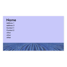 blue circle abstract business card templates