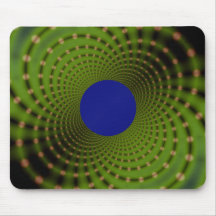 Blue circle mousepad