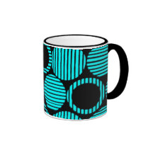blue circles mug