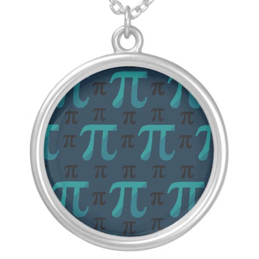 Blue Complex Pi Pendants