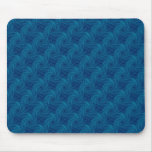 Blue Contrail Spiral Mousepad