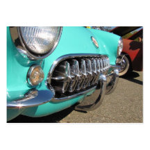 Blue Corvette ~ ATC Business Cards