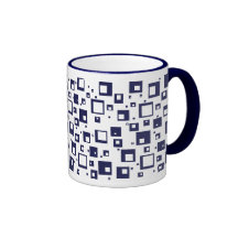 Blue Cubes Coffee Mug