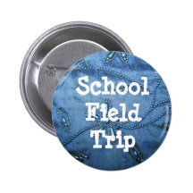 blue design, School Field Trip button