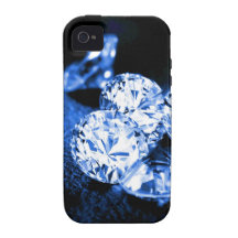 Blue Diamonds Case-Mate iPhone 4 Covers
