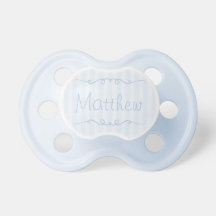 Blue Doodle Custom Personalised Pacifier