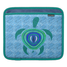 Blue Eye Turtle iPad Sleeve