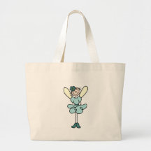 Blue Fairy Stick Figure Bag
