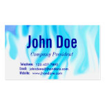 Blue Flames Business Cards