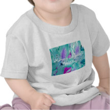 Blue Floral Tee Shirts