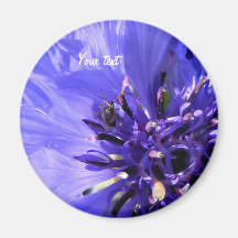 Blue Flower Magnet