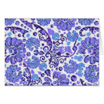 Blue Flowers Card