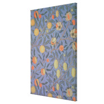 Blue Fruit' or 'Pomegranate' Stretched Canvas Print