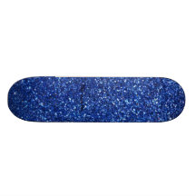 Blue glitter skate boards