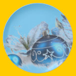 BLUE HOLIDAY PLATE plates