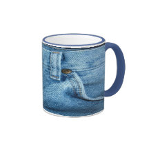 Blue Jean Cup Coffee Mug