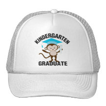 Blue Kindergarten Graduate Trucker Hat