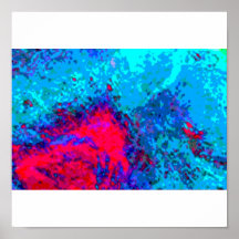 Blue Lagoons by Navin Joshi Print