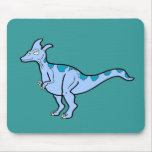 Blue Lambeosaurus Mousepad
