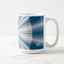 Blue Leaf Mug