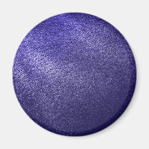Blue Leather Look Refrigerator Magnet