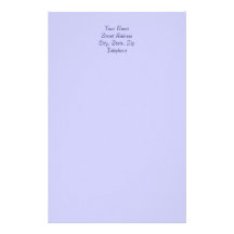 Blue Letterhead Stationery