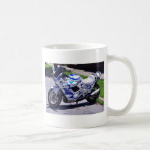 Blue Lightning Coffee Mugs