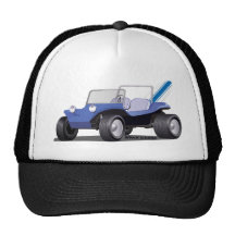 Blue Manx Side Hats
