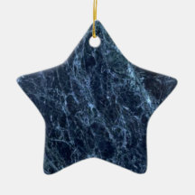 Blue Marble Christmas Ornaments