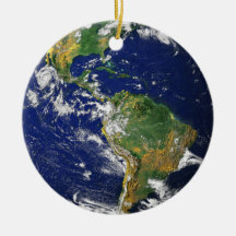 Blue Marble medallion necklace keepsake Ornaments