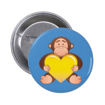 Blue Monty Button buttons