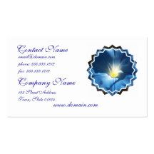 Blue Morning Glory Business Card