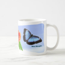 Blue Morpho Butterfly Mug