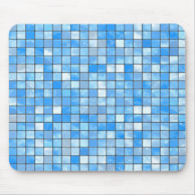 Blue Mosaic Mousepad