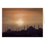 Blue Mosque and Hagia Sophia Turkey, Istanbul Greeting Card