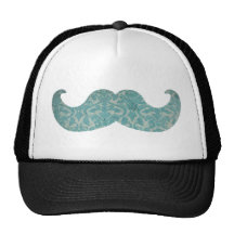 Blue Moustache - Vintage Damask Mesh Hats