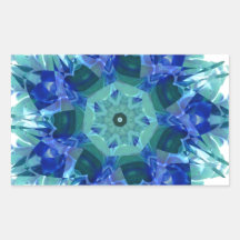 Blue Mums Jan 2013 Rectangular Stickers