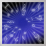 Blue Music Posters