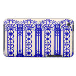 Blue New Orleans art nouveau design iPod Touch Case-Mate Case