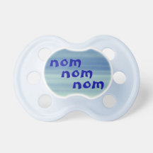 Blue Nom Nom Nom Pacifier