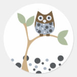 Blue Owl Baby Sticker