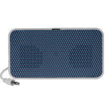 Blue Pattern Laptop Speaker