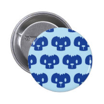 Blue Pattern Pins