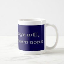 Blue Pentacle Mug
