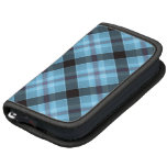 blue plaid organizers