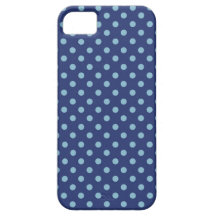 Blue Polka Dots Modern Pattern PD023 iPhone 5 Cases