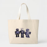 blue robots bag