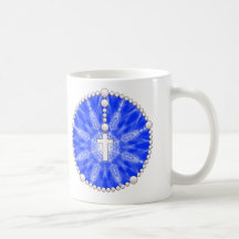 Blue Rosary Dream Catcher Mug
