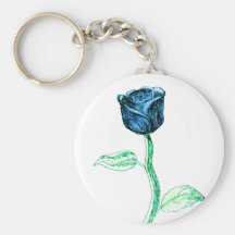 Blue Rose. Keychains